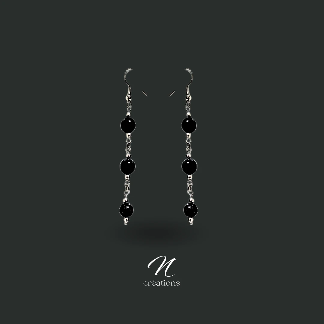 Longues Boucles Bleu Nuit