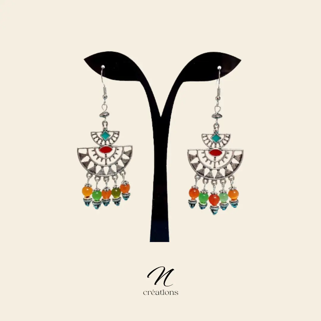 Boucles Aztèques œil de chat