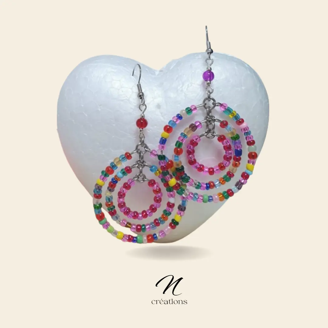 Triples créoles multicolores