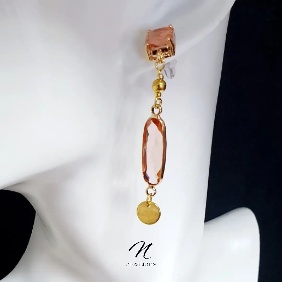 Boucles d'oreilles Puces Dorées