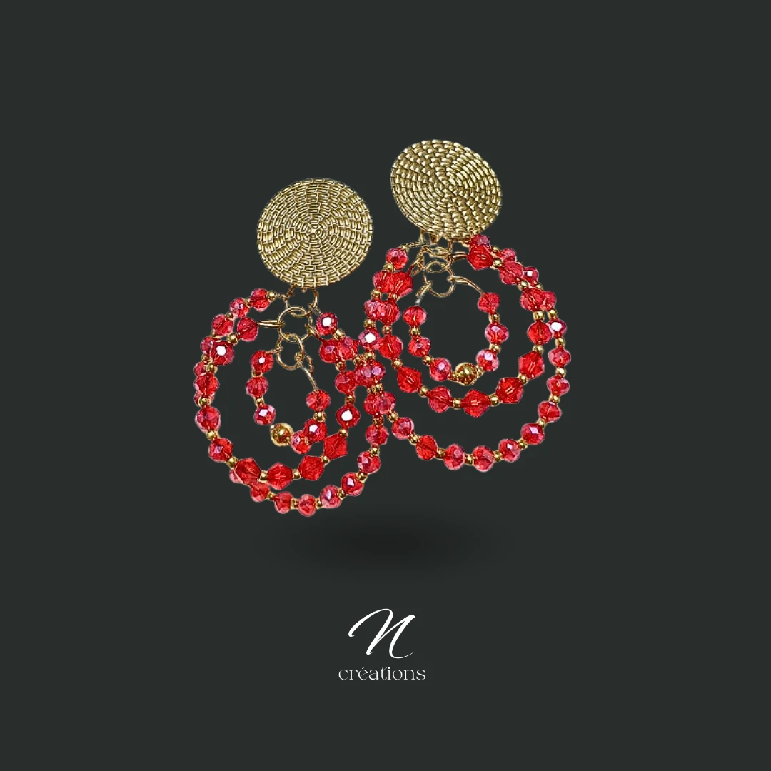 Triples Créoles Cristal Rouge