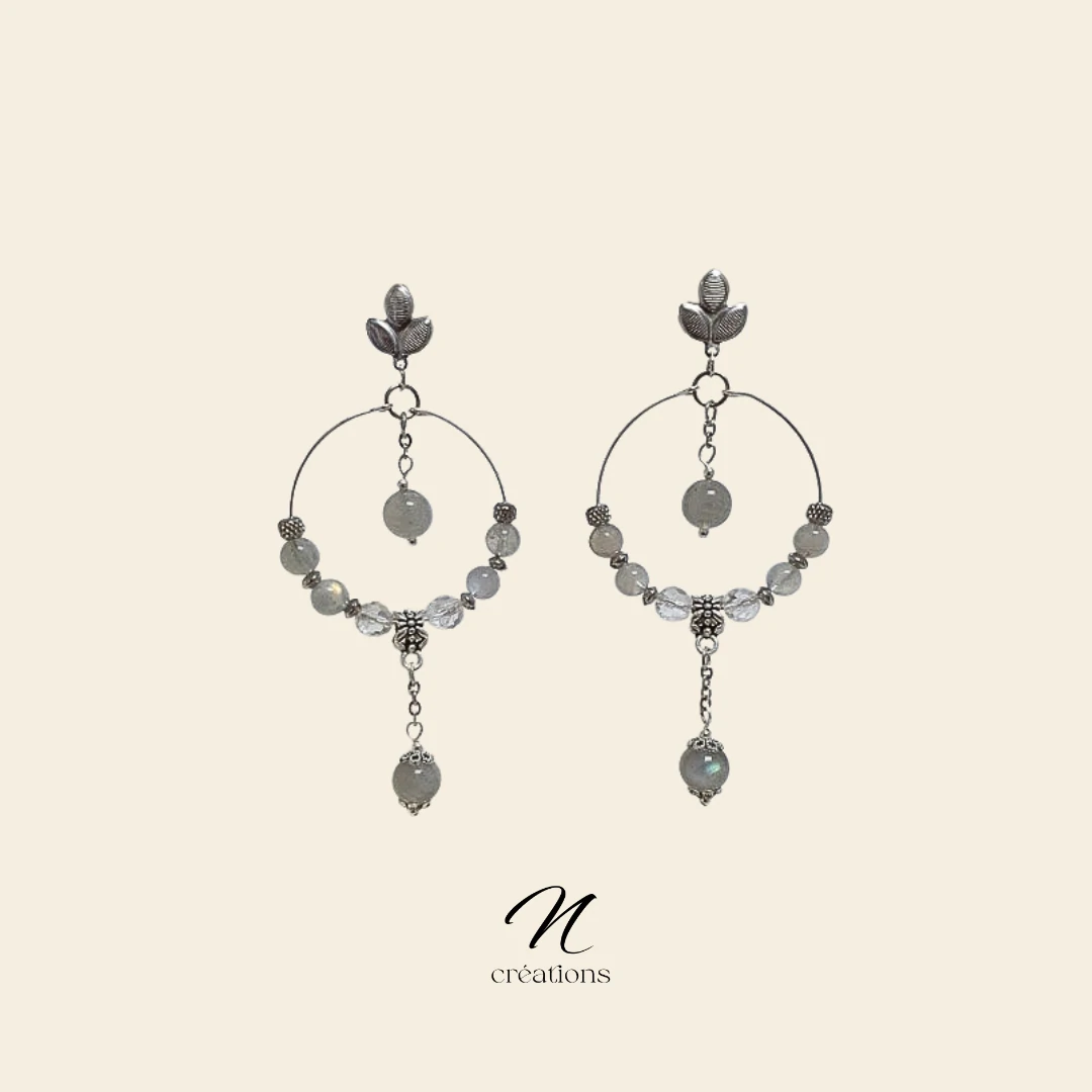 LABRADORITE & CRISTAL DE ROCHE