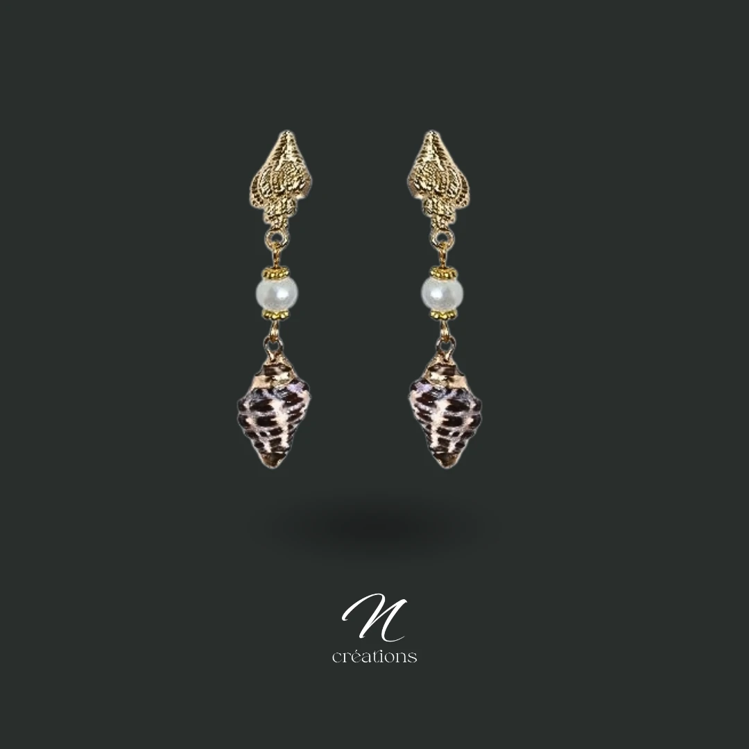 Boucles d’oreilles Coquillages