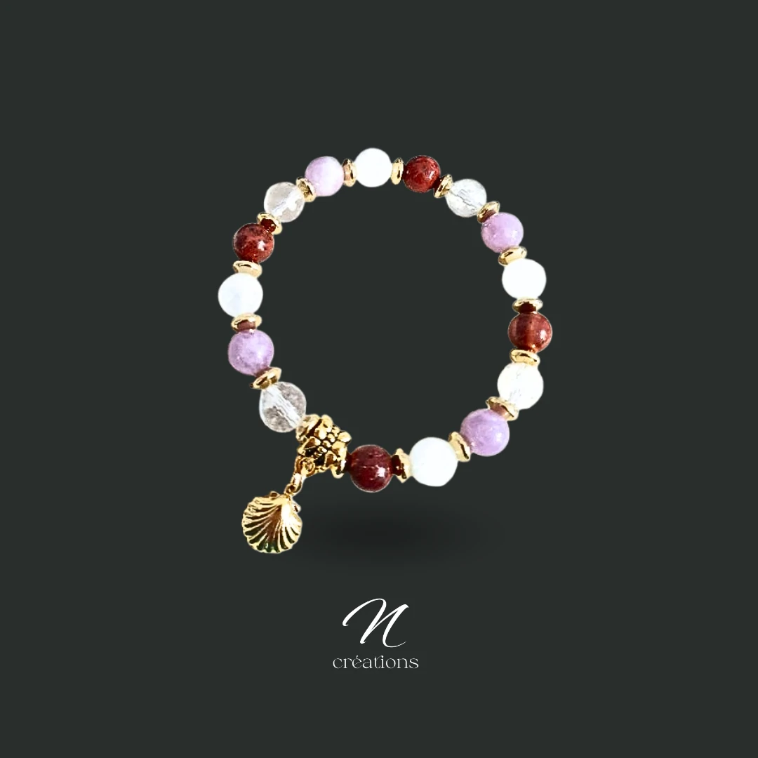 Bracelet Ménopause Lépidolite