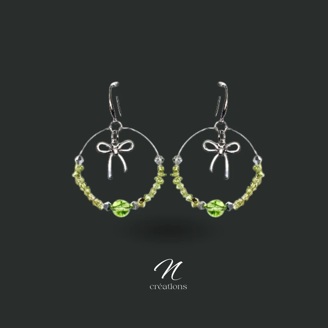 Créoles Olivine et Cristal