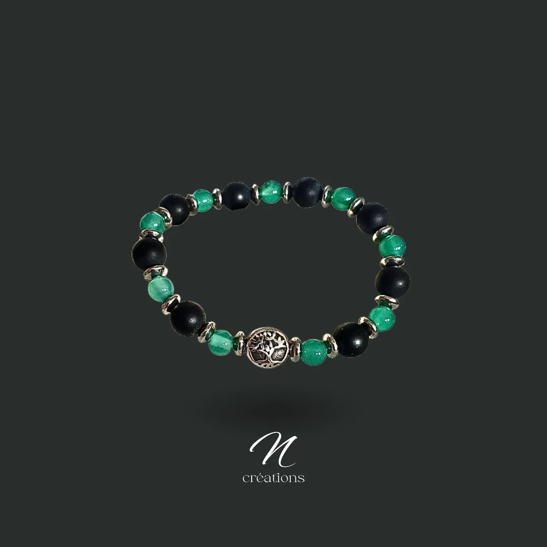 Bracelet Onyx Vert