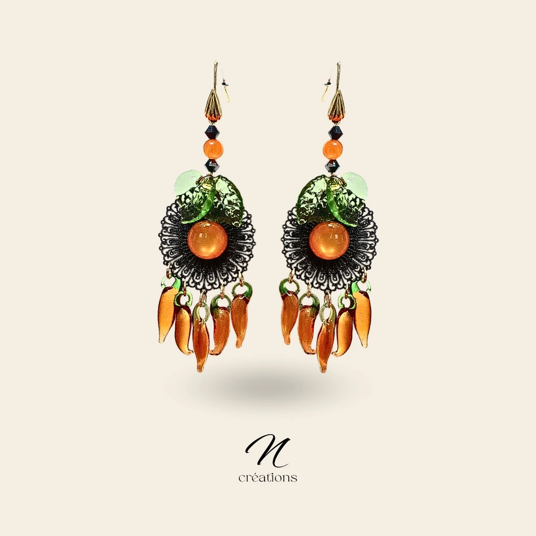 Boucles d'Oreilles piments